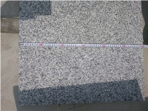 Flamed New G602 Granite Tiles Garden Floor Paving Project