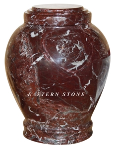Himalayan White Marble Funeral Urn