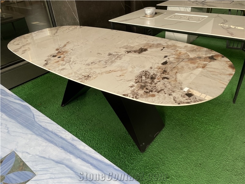 Sintered Stone Table Artificial Stone Azul Macaubas