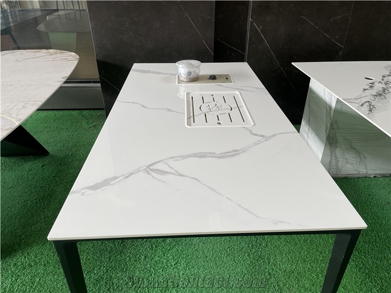 Sintered Stone Table Artificial Stone Azul Macaubas