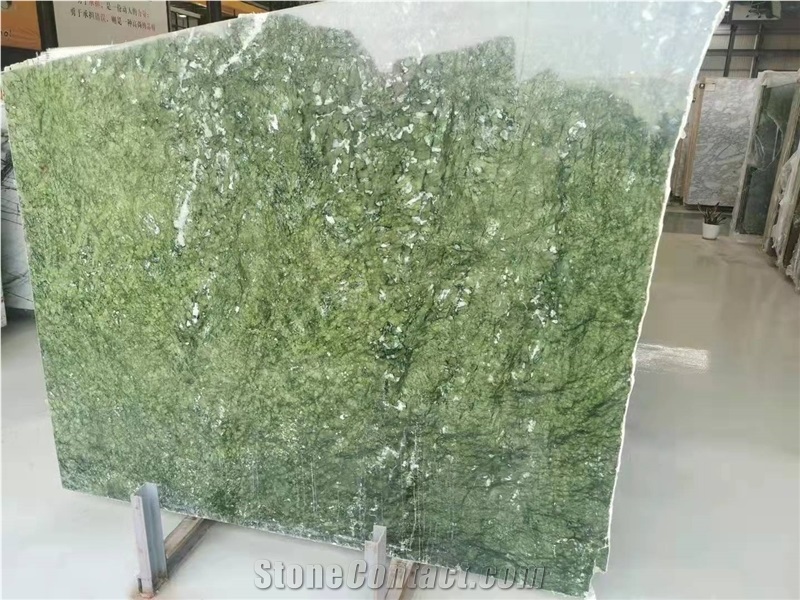 Chinese Dark Green Marble Verd Ming Big Slabs In Stock