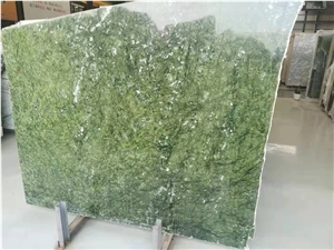 Chinese Dark Green Marble Verd Ming Big Slabs In Stock