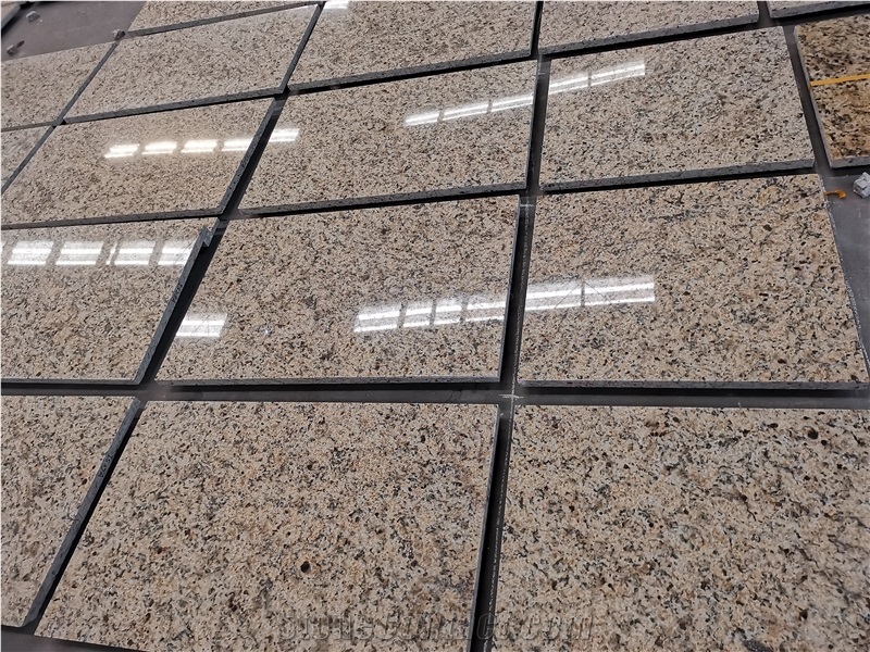 Giallo Brazilian Golden Granite Cladding And Paving Tiles