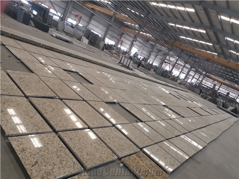 Giallo Brazilian Golden Granite Cladding And Paving Tiles