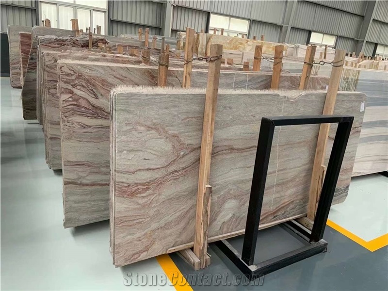 Italian Rojo Monica Marble Slabs For Floor And Wall Tiles