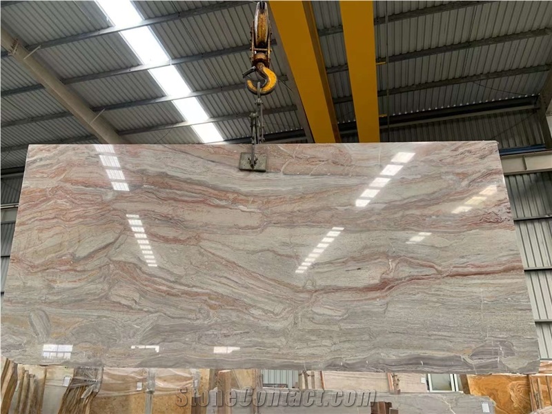Italian Rojo Monica Marble Slabs For Floor And Wall Tiles