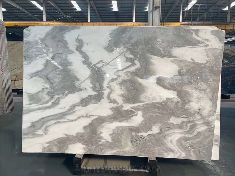 Italy Marble Bianco Faniello Arabescato Marble Slab Tile