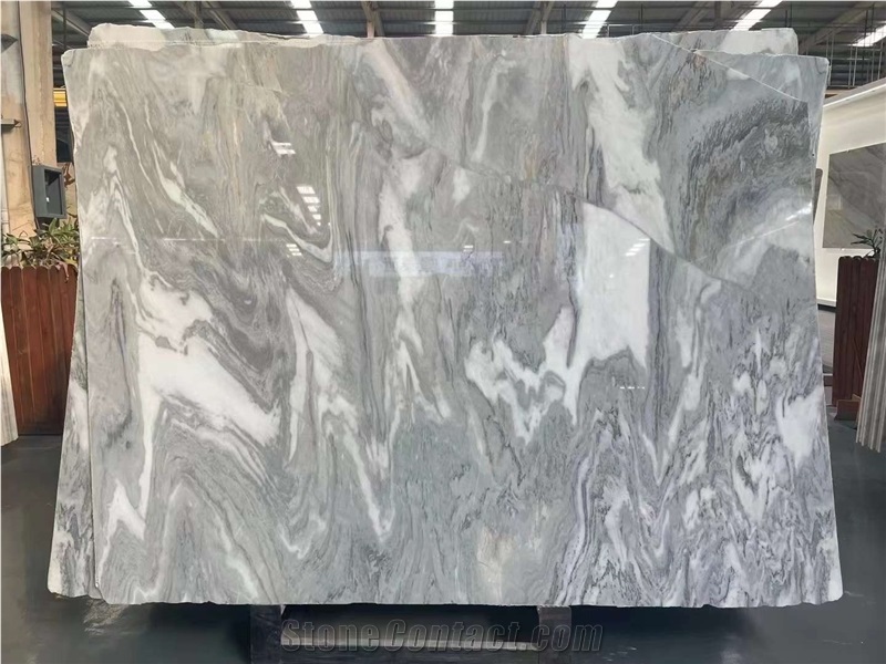 Italy Marble Bianco Faniello Arabescato Marble Slab Tile