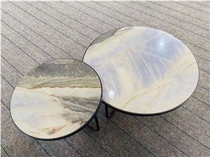 Natural Quartize Round Square Irregular Shape Dinner Table
