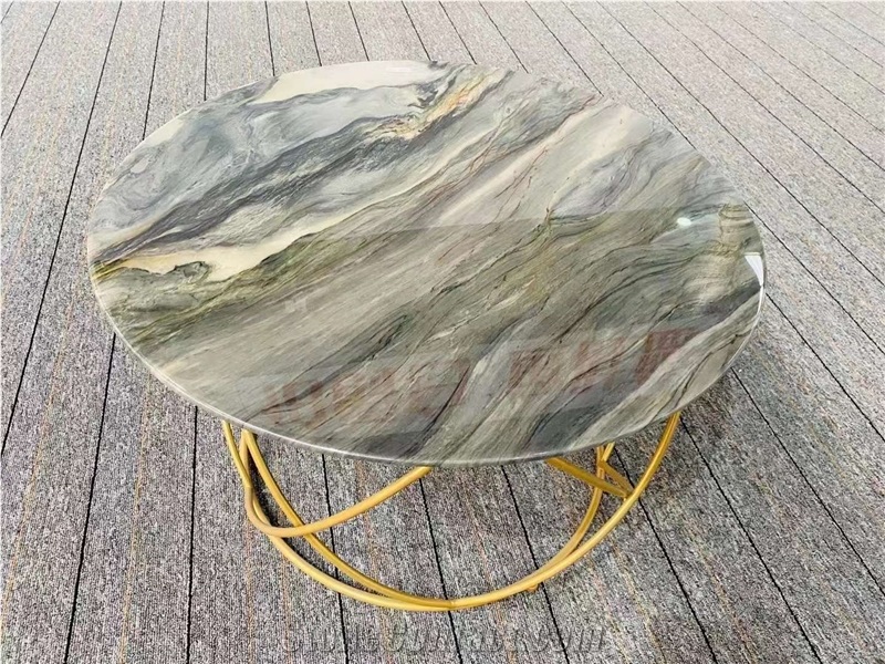 Natural Quartize Round Square Irregular Shape Dinner Table