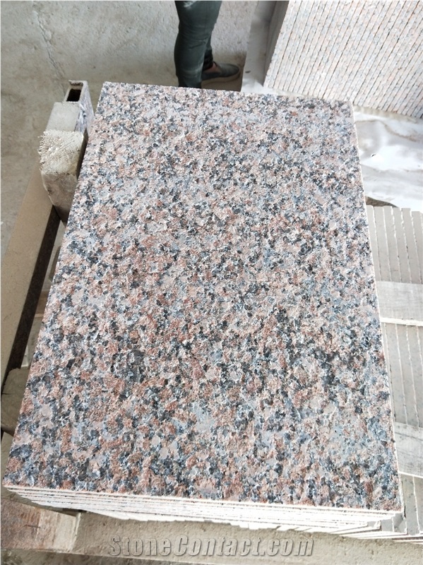 Wholesale Chinese Maple Red G562 Granite Flamed Tiles