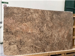 Travertino Olivillo Moca Travertine Slabs