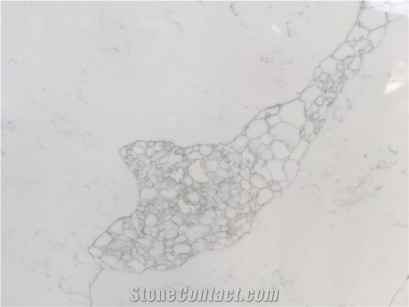 Artificial Stone Prefab Quartz Kitchen Island Top Countertop