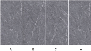 Environmental Glazed Grey Sintered Stone Slab Panel