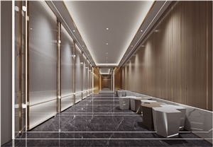 Environmental Glazed Grey Sintered Stone Slab Panel