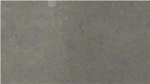 Grey Artificial Quartz Stone Kitchen Countertop Island Top