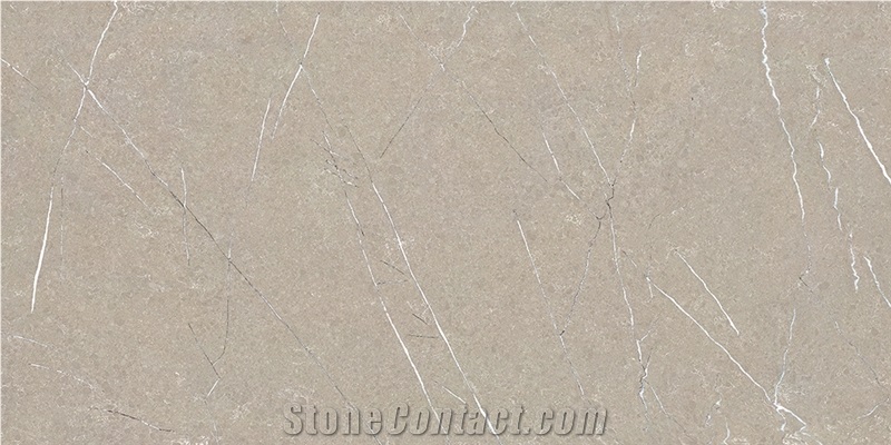 Grey With White Veins Engineered Quartz Slabs