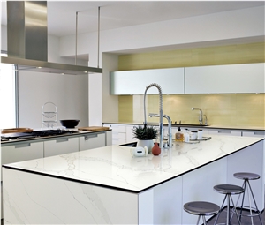 Popular Calacatta Artificial Stone Kitchen Island Desk Top Popular Calacatta Artificial Stone Kitchen Island Desk Top