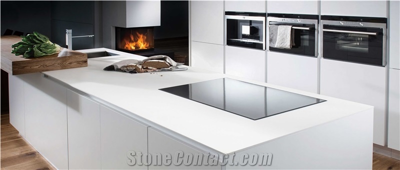 Super White Artificial Quartz Slabs