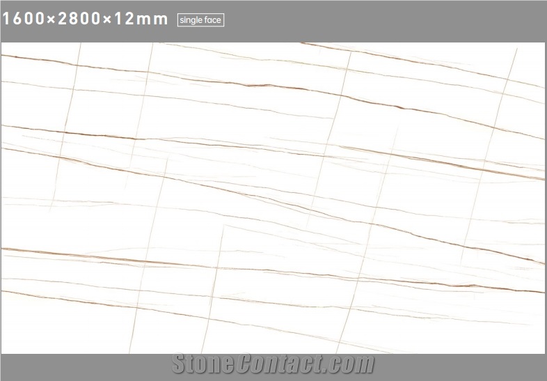 White Large Format Sintered Stone Wall Panel Slabs Tiles