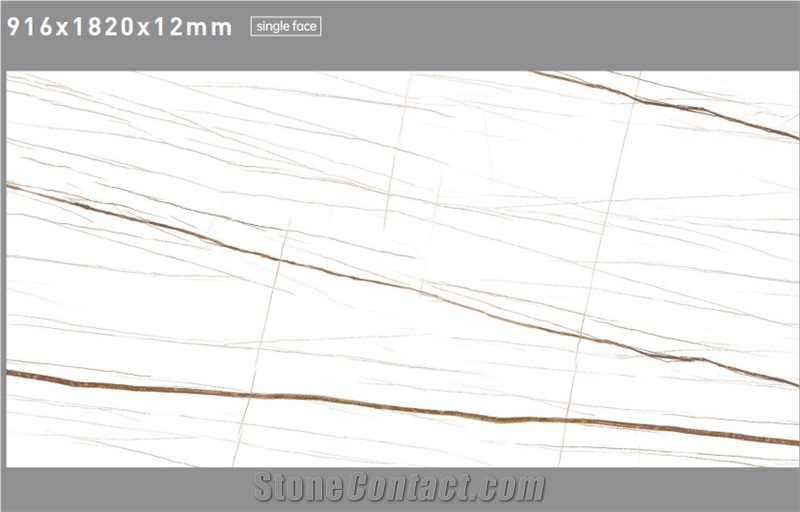 White Large Format Sintered Stone Wall Panel Slabs Tiles