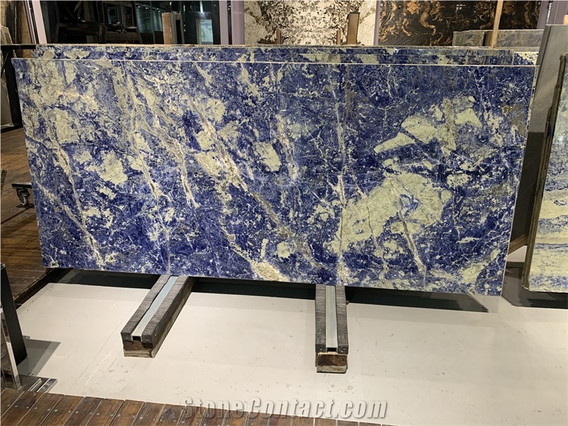 Blue Sodalite Slabs,Royal Azul Sodalite Granite Slabs Tiles