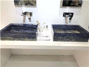 Blue Sodalite Slabs,Royal Azul Sodalite Granite Slabs Tiles