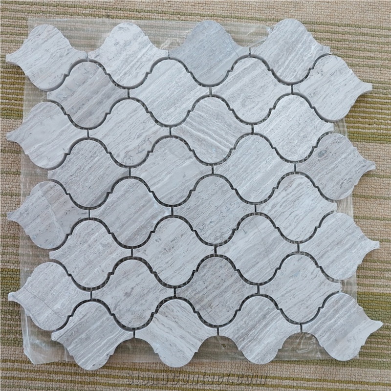 Classical Kitchen Backsplash Lantern Mosaic Pattern Tiles