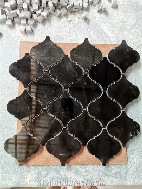 Classical Kitchen Backsplash Lantern Mosaic Pattern Tiles
