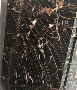 European Network Brown Marble,Red Vein Black Marble Slabs