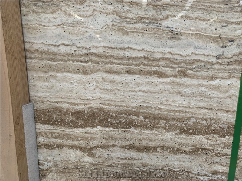 Iran Brown Aquian Coffee Travertine For Wall Cladding