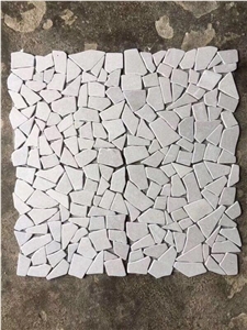 Irregular Tumbled Natural Stone Mosaic Pattern Design Tiles
