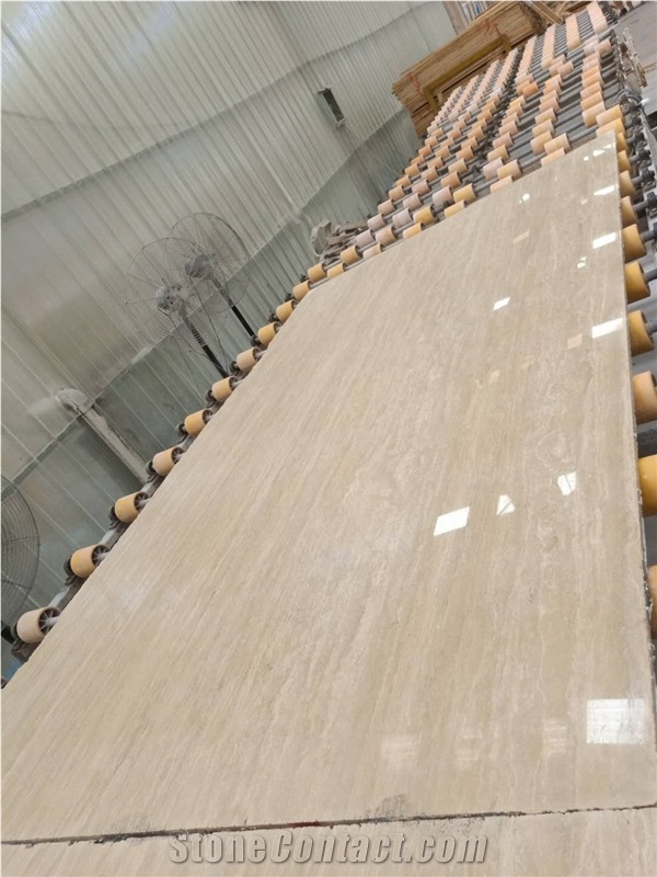 Italy Beige Oniciato Bianco Travertine Slabs And Tiles