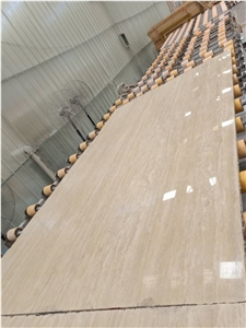 Italy Beige Oniciato Bianco Travertine Slabs And Tiles