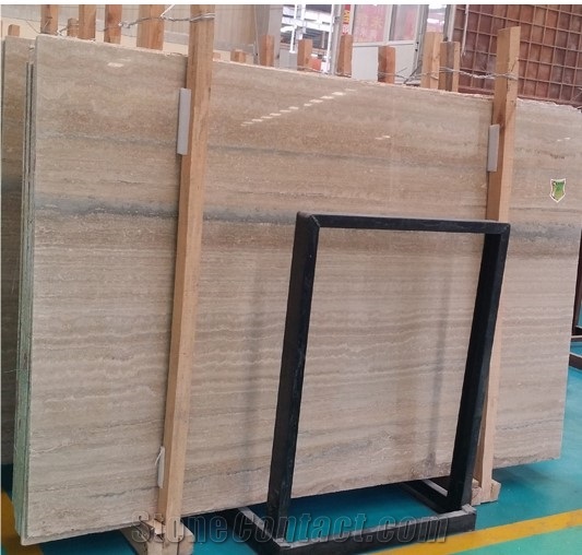 Italy Grey Silver Travertine Slab,Roman Silver Travertine