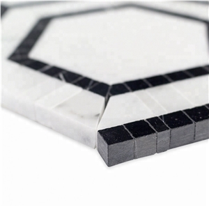 Latest Mix Colour Marble Mosaic Tiles Wall Mosaic