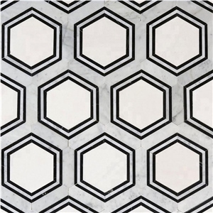 Latest Mix Colour Marble Mosaic Tiles Wall Mosaic