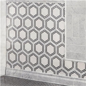Latest Mix Colour Marble Mosaic Tiles Wall Mosaic