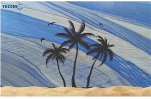 Luxury Blue Sky Quartzite Azul Tropical Macaubas Slabs