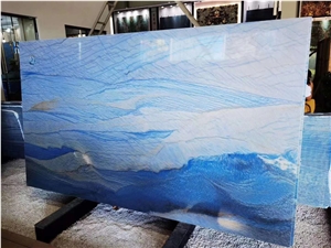 Luxury Blue Sky Quartzite Azul Tropical Macaubas Slabs