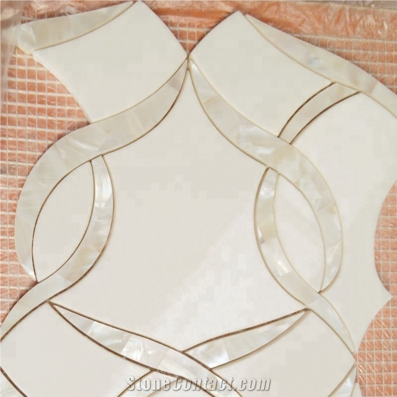 Pearl Shell Mosaic Kitchen Backsplash Mosaic Tiles
