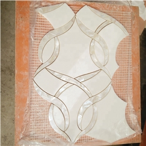 Pearl Shell Mosaic Kitchen Backsplash Mosaic Tiles