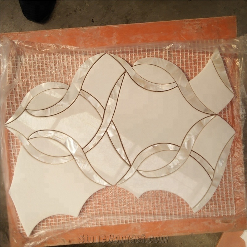 Pearl Shell Mosaic Kitchen Backsplash Mosaic Tiles