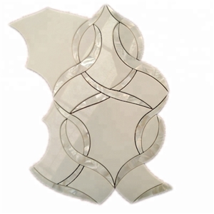 Pearl Shell Mosaic Kitchen Backsplash Mosaic Tiles