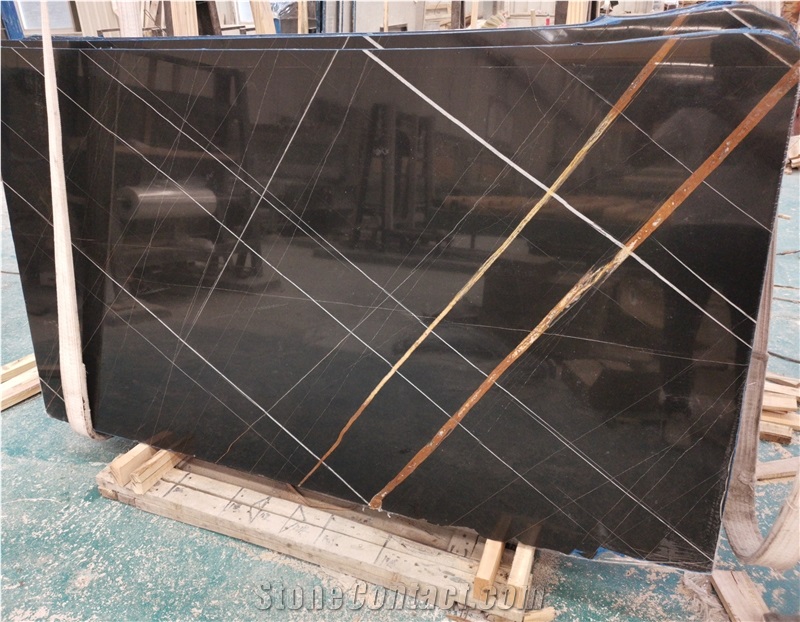 Sahara Noir Marble,Nero Laurent Black Gold Nero Aziza Marble