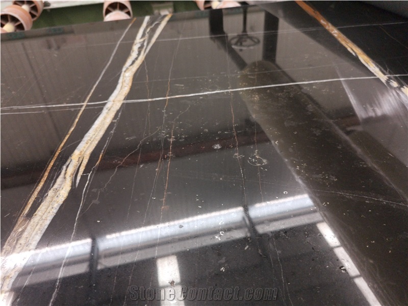 Sahara Noir Marble,Nero Laurent Black Gold Nero Aziza Marble