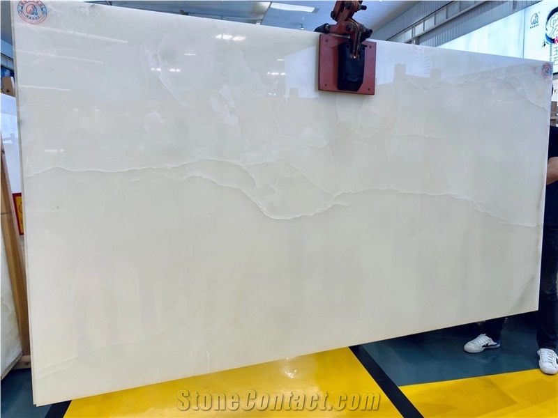 Snow White Jade Onyx For Construction Flooring And Wall