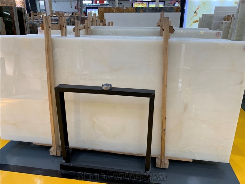 Snow White Jade Onyx For Construction Flooring And Wall