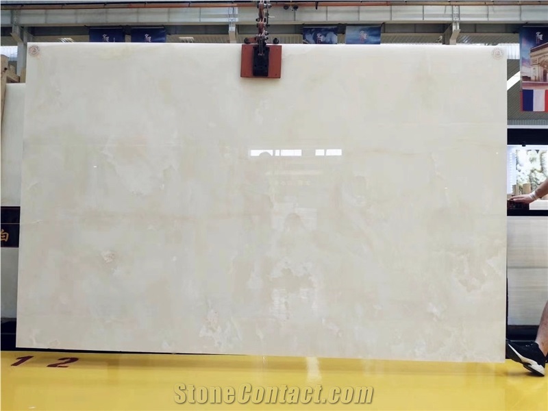 Snow White Jade Onyx For Construction Flooring And Wall