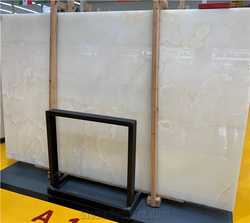 Snow White Jade Onyx For Construction Flooring And Wall